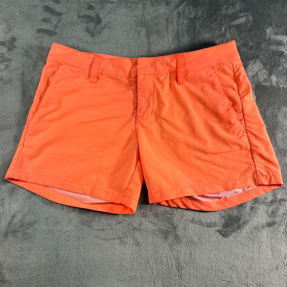 Hurley Orange Neon Pink Dri Fit Athletic Shorts‎ Women Size 3